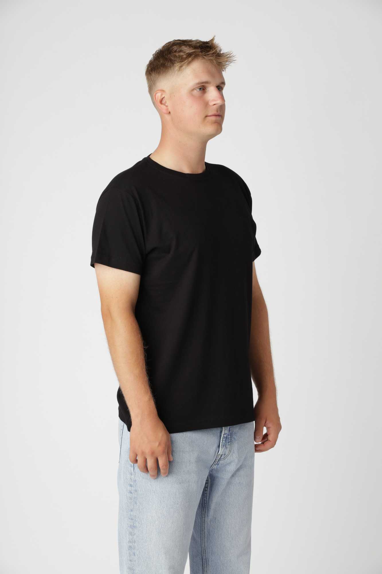 Basic T-shirt, Sort