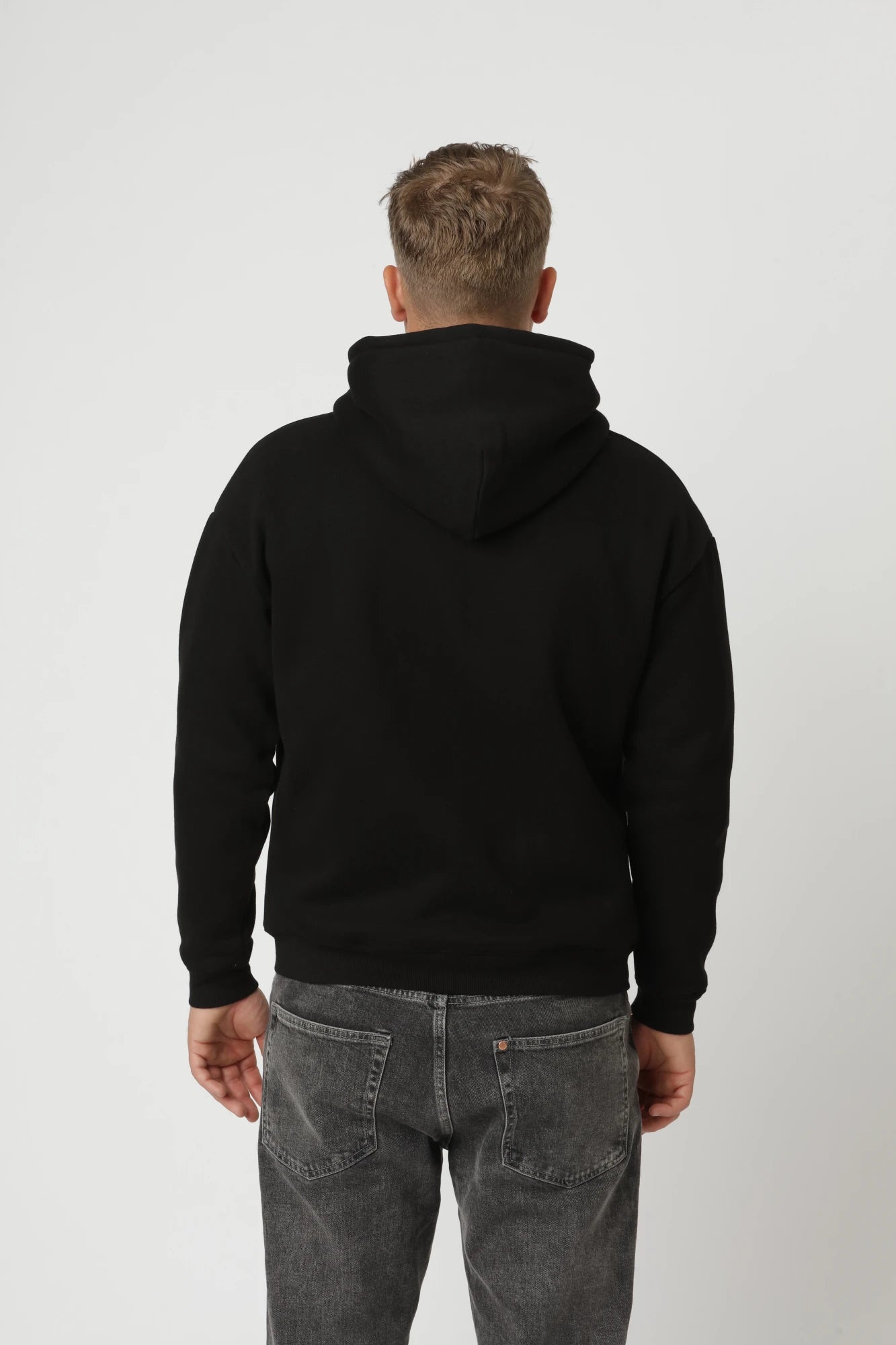 Premium Zipup Hoodie, Sort