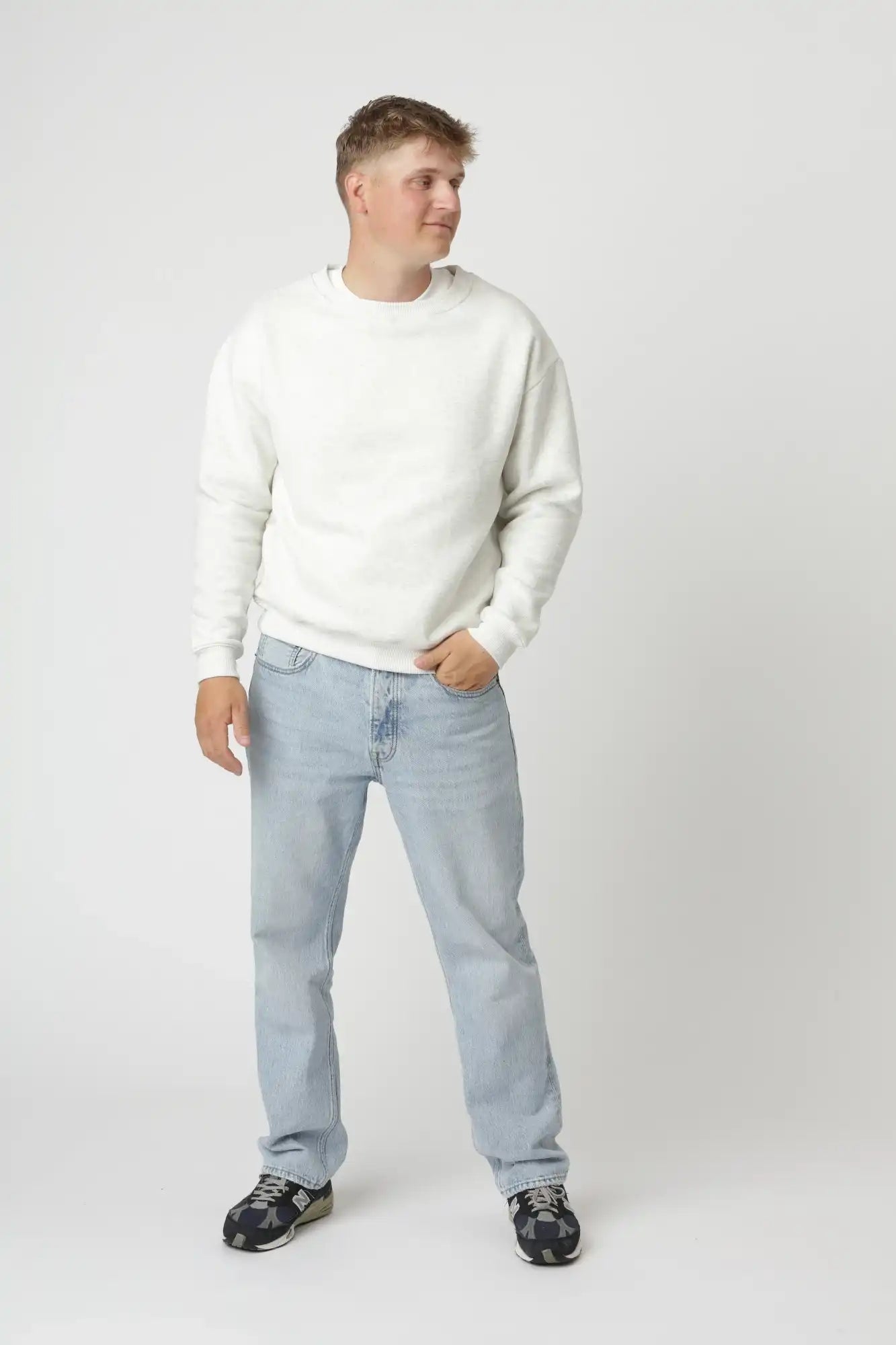 Premium Crewneck, Grå