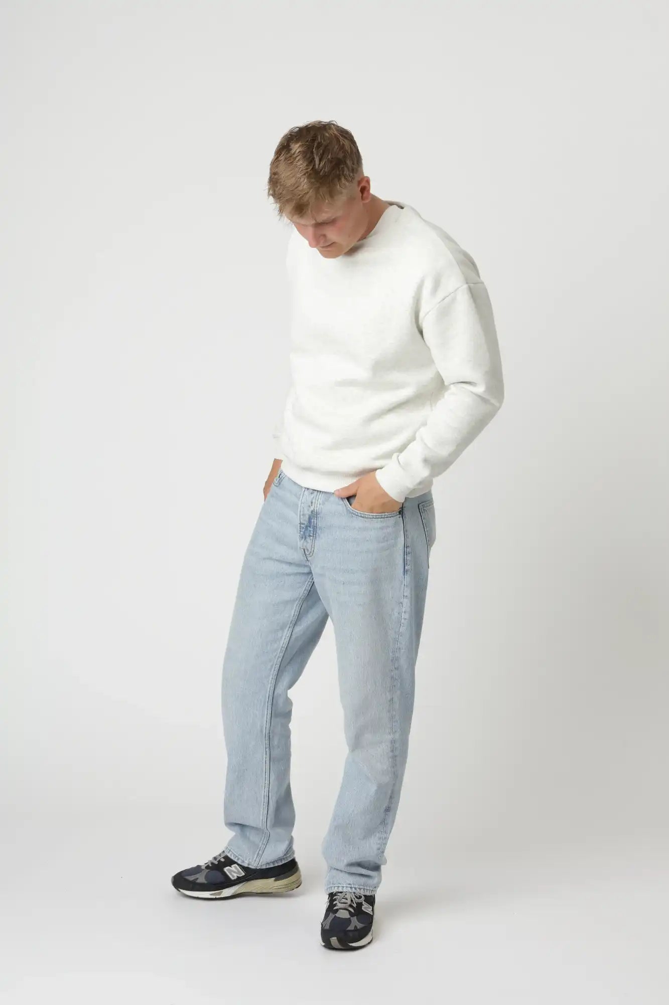 Premium Crewneck, Grå