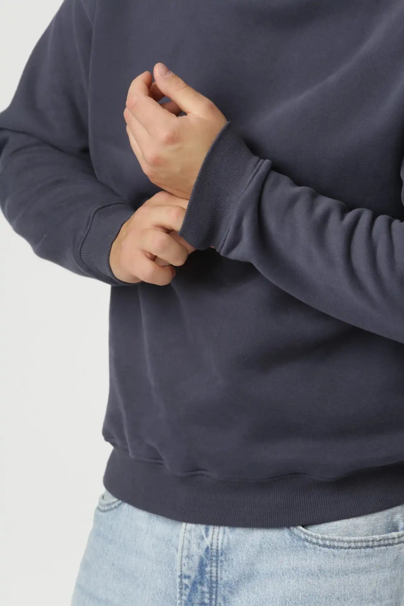 Premium Crewneck, Navy