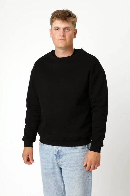 Premium Crewneck, Sort