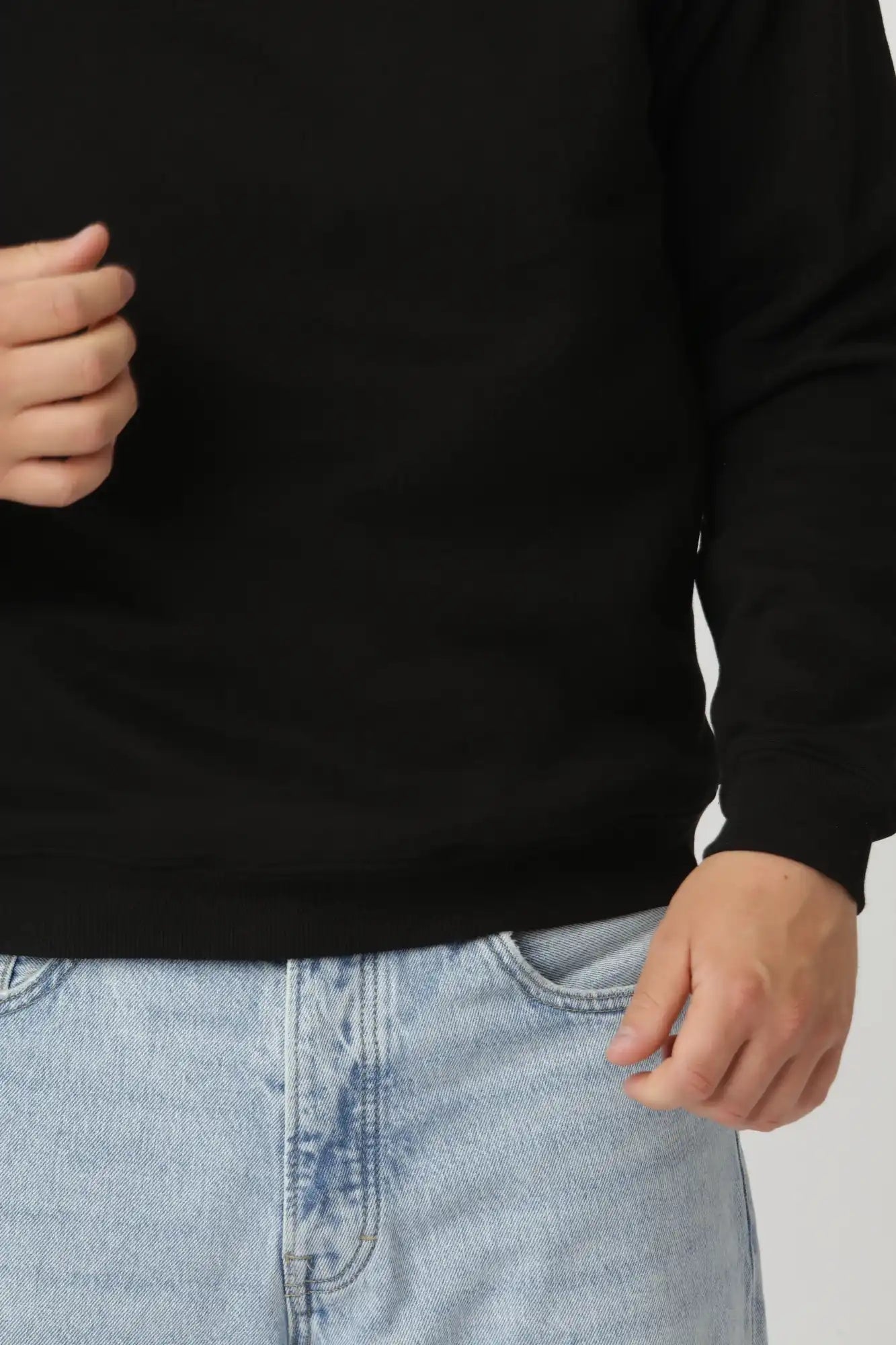 Premium Crewneck, Sort