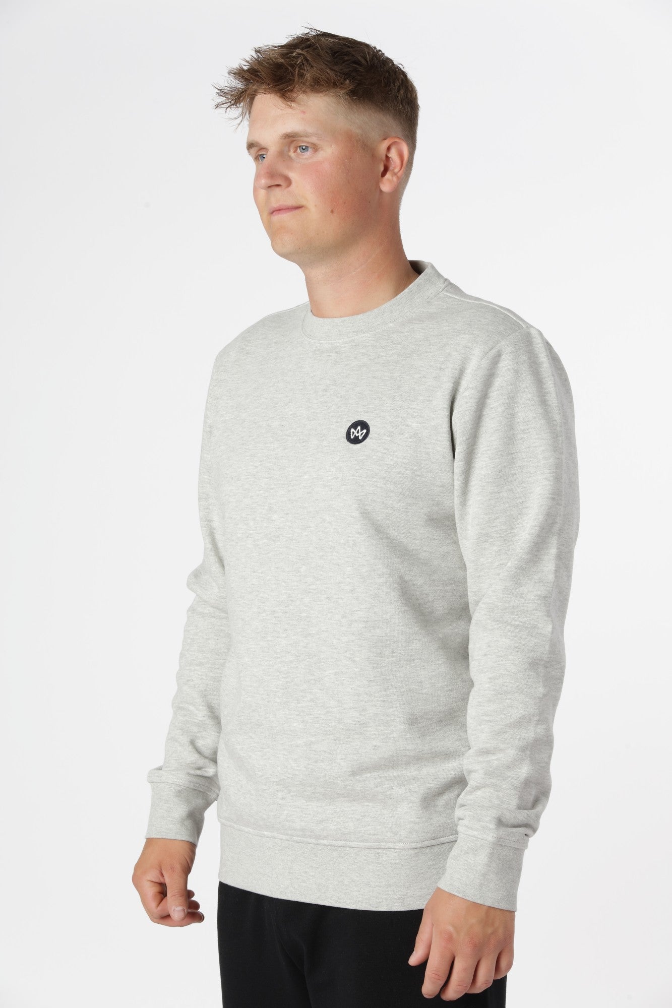 Sweatshirt Lars, Lt Grey Mix