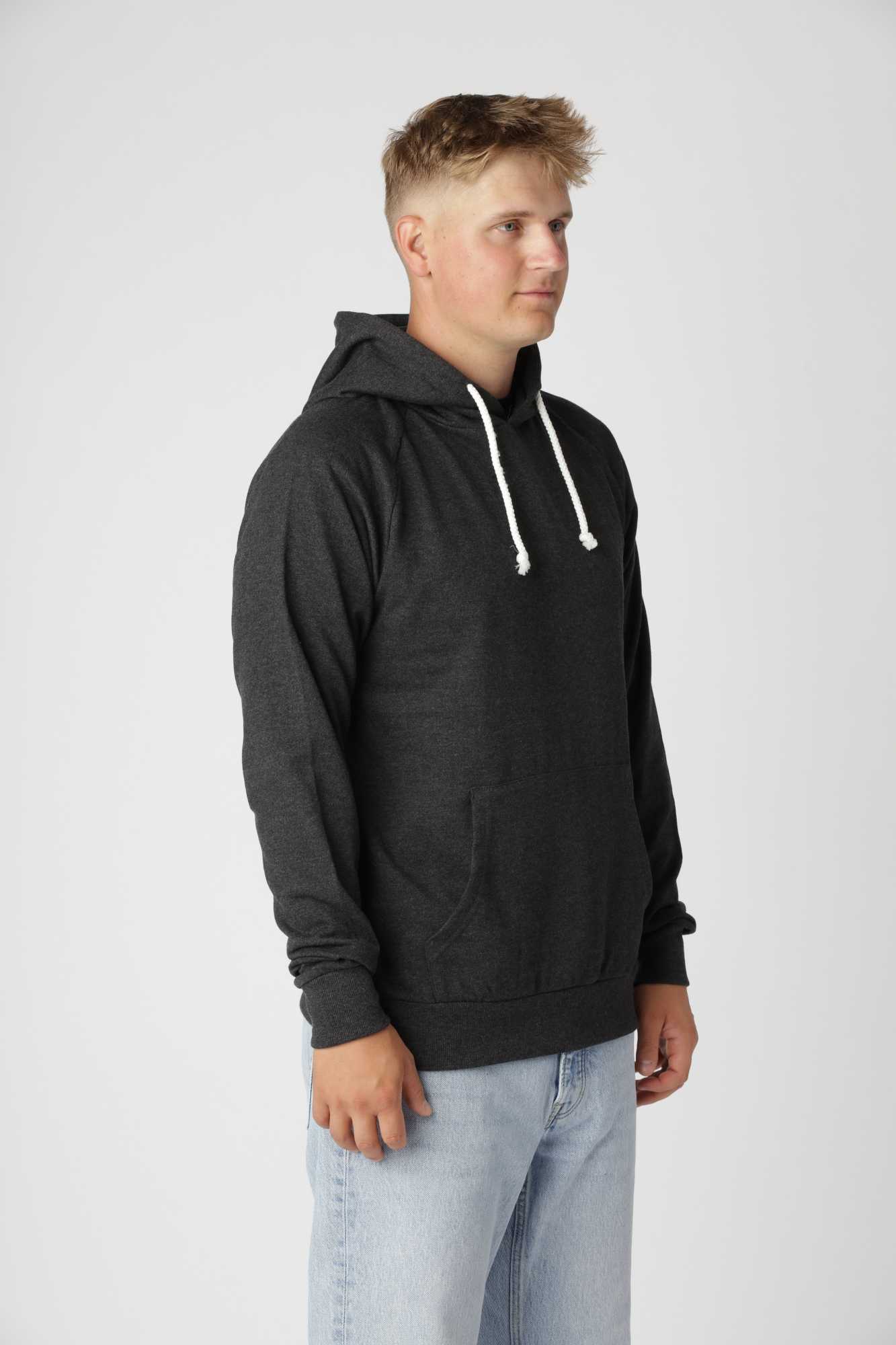 Basic Hoodie, Antracit Grå