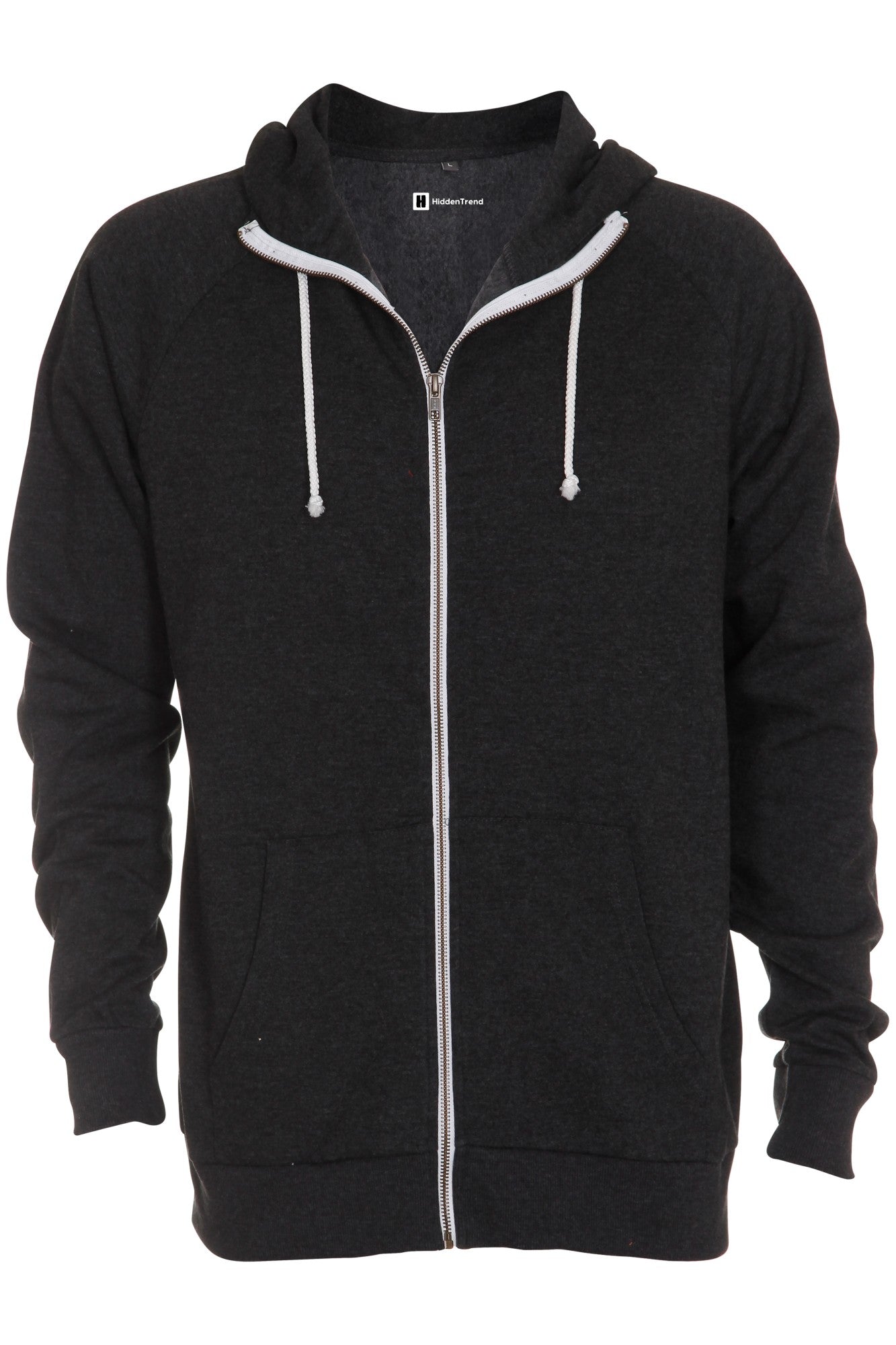 Basic Zipup Hoodie Antracit