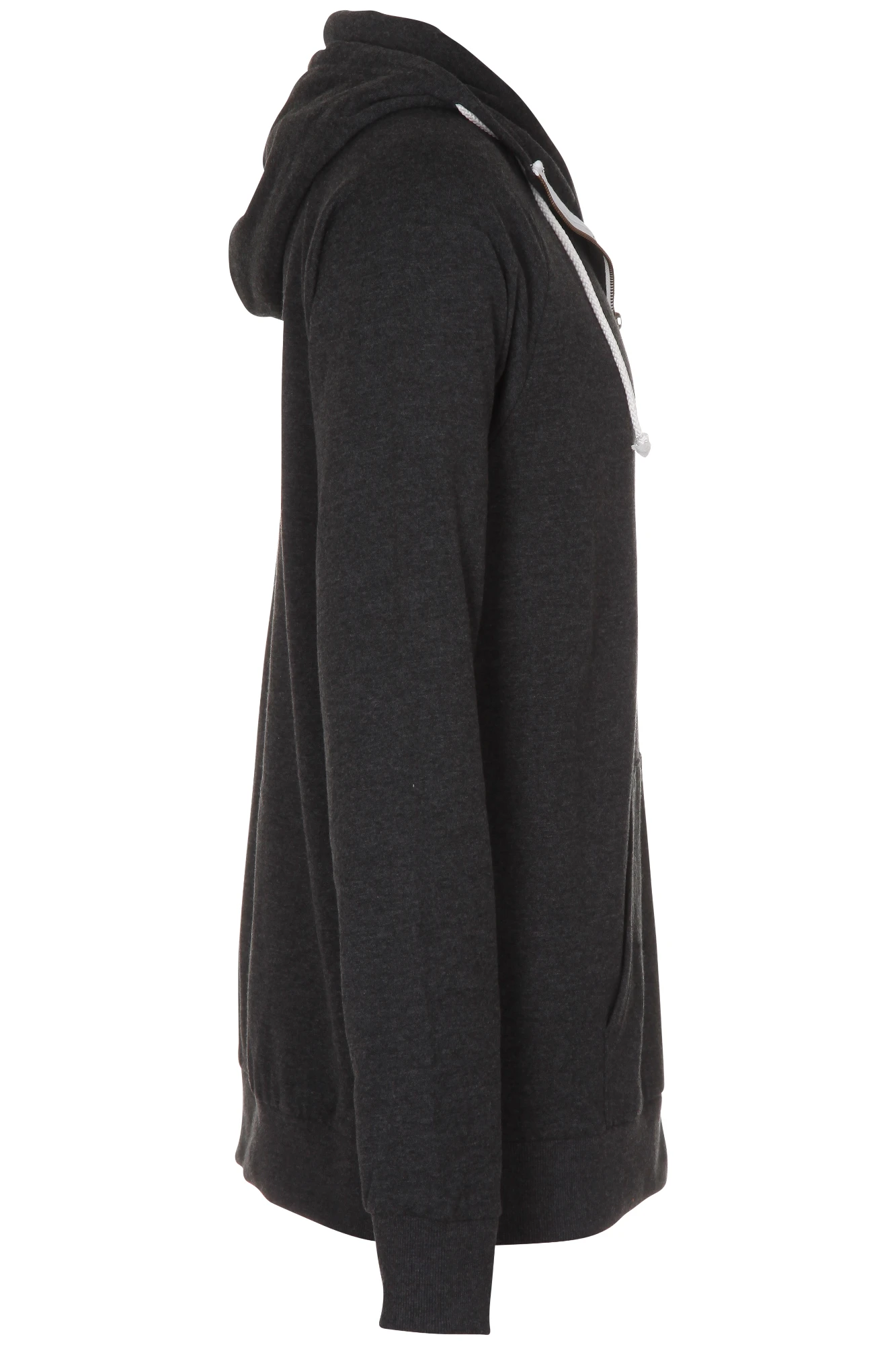 Basic Zipup Hoodie Antracit