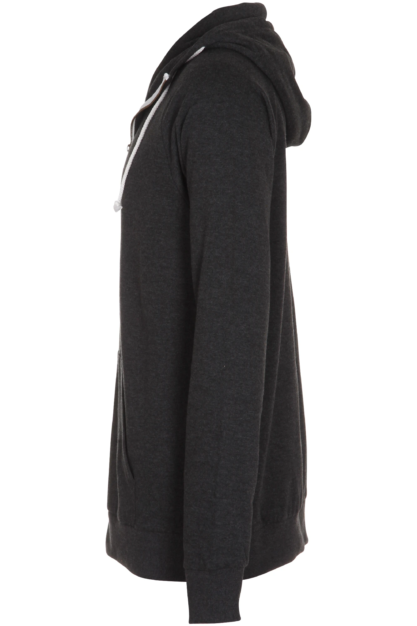Basic Zipup Hoodie Antracit