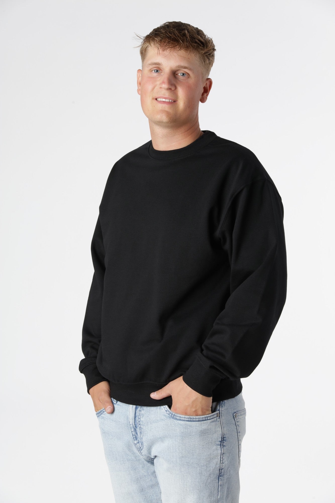 Sweatshirt Classic, Sort