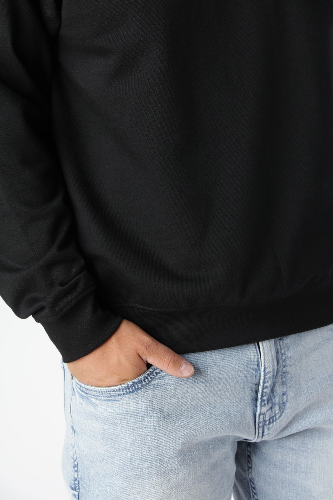 Sweatshirt Classic, Sort