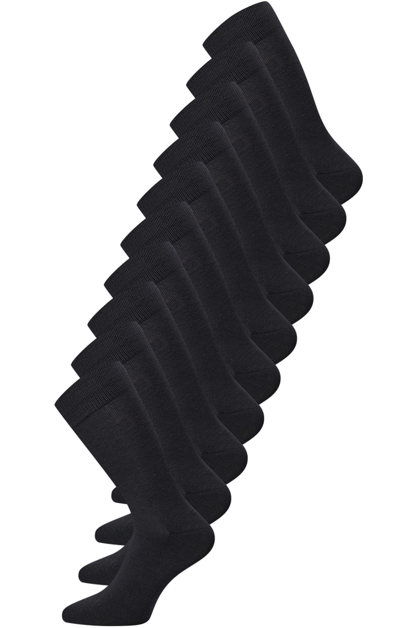 Bambus strømper 10-pak – Claudio, Dark Grey