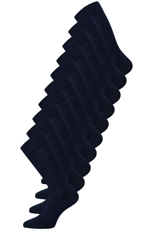 Bambus strømper 10-pak – Claudio, Navy